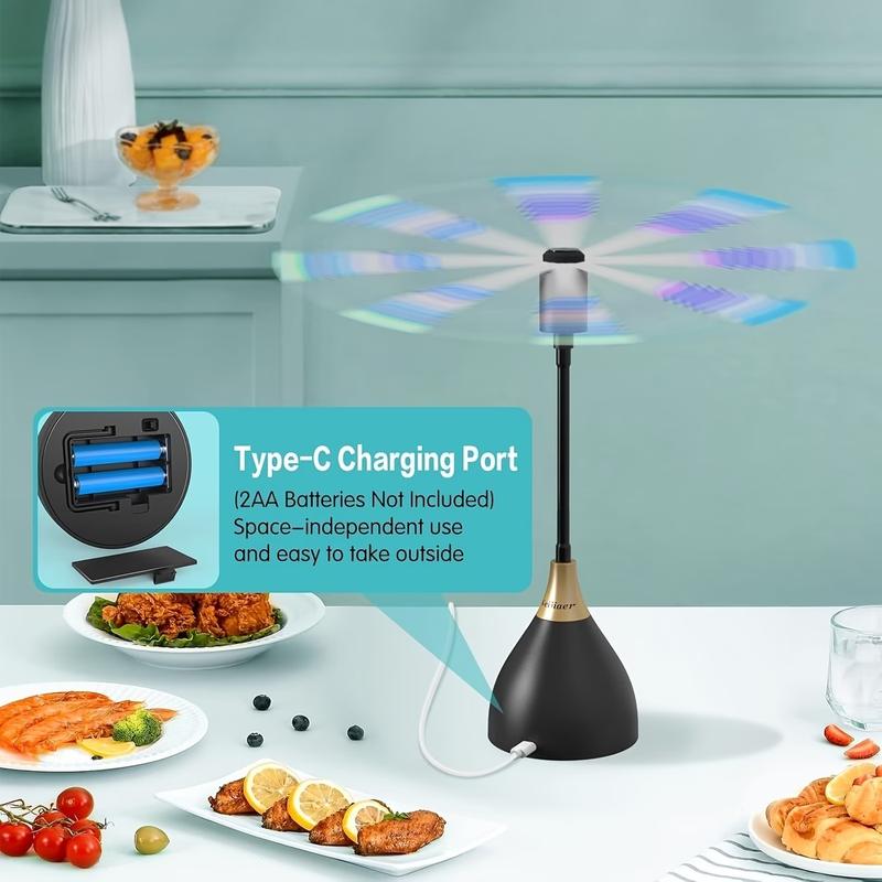 📢📢50% OFF !! ⏰Smart Fly Repellent Fan – USB/battery powered, silent, portable – bug-free zone anywhere. 🏡✅