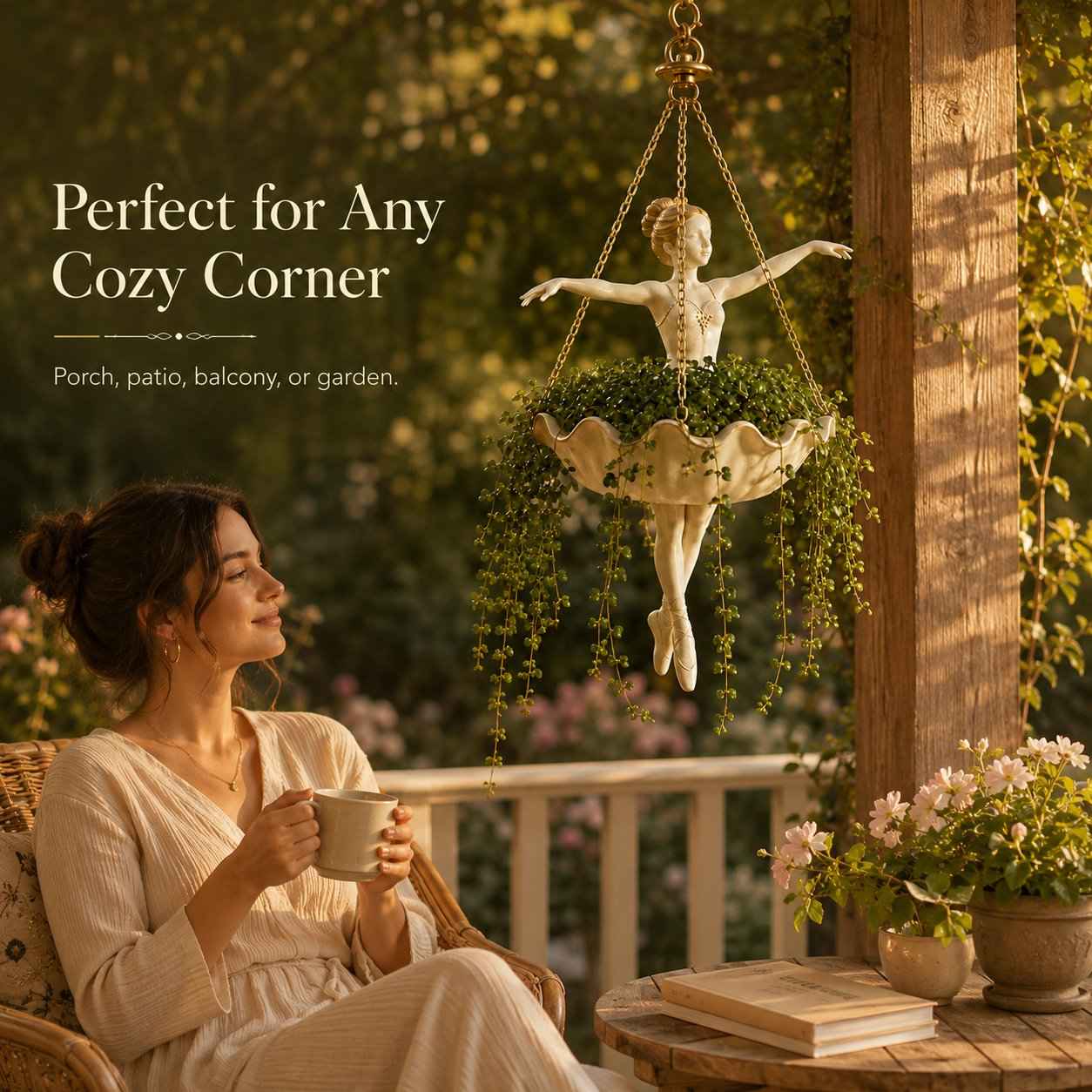 Ballet Dancer Planter – Romance &Elegance for Your Garden 🩰🌸