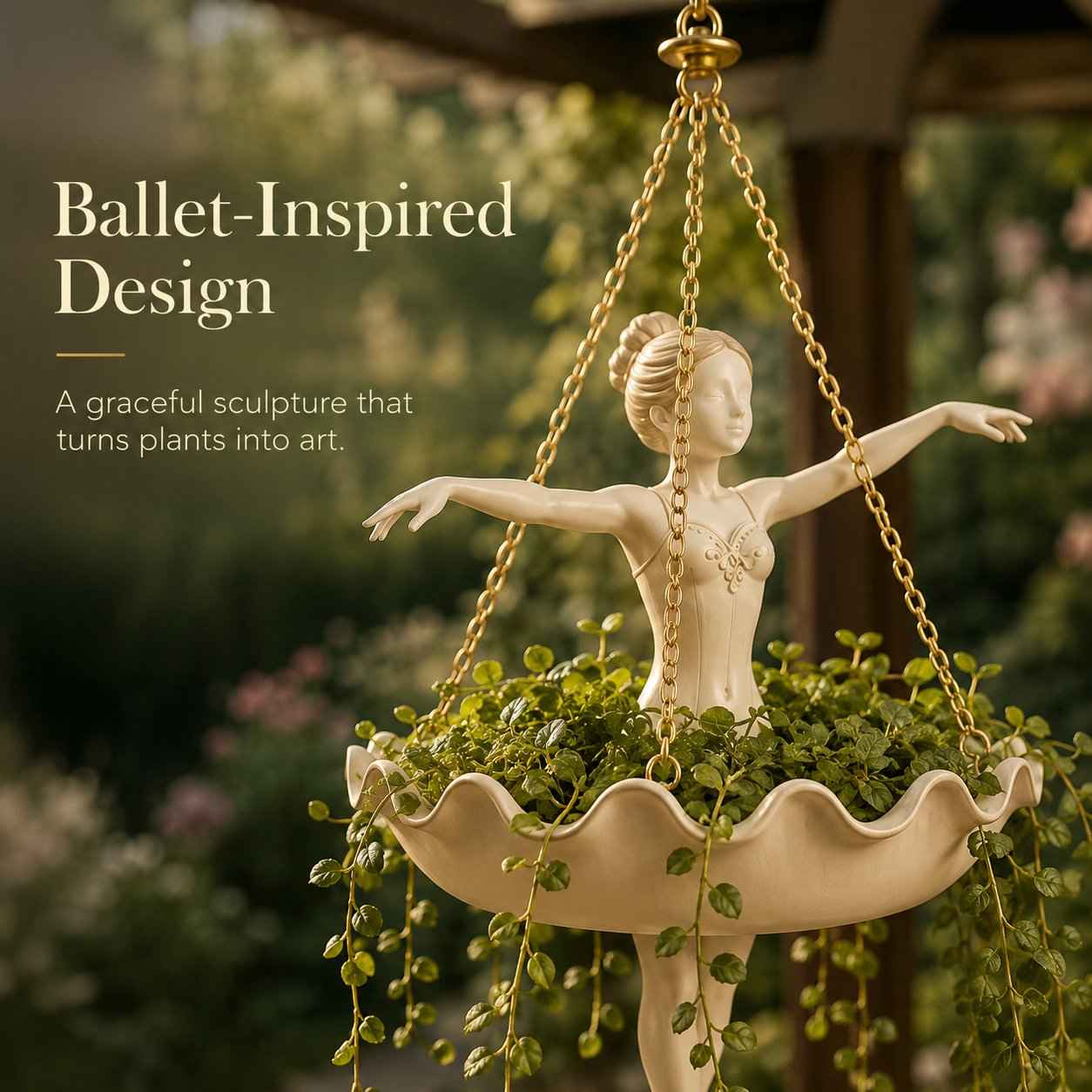 Ballet Dancer Planter – Romance &Elegance for Your Garden 🩰🌸
