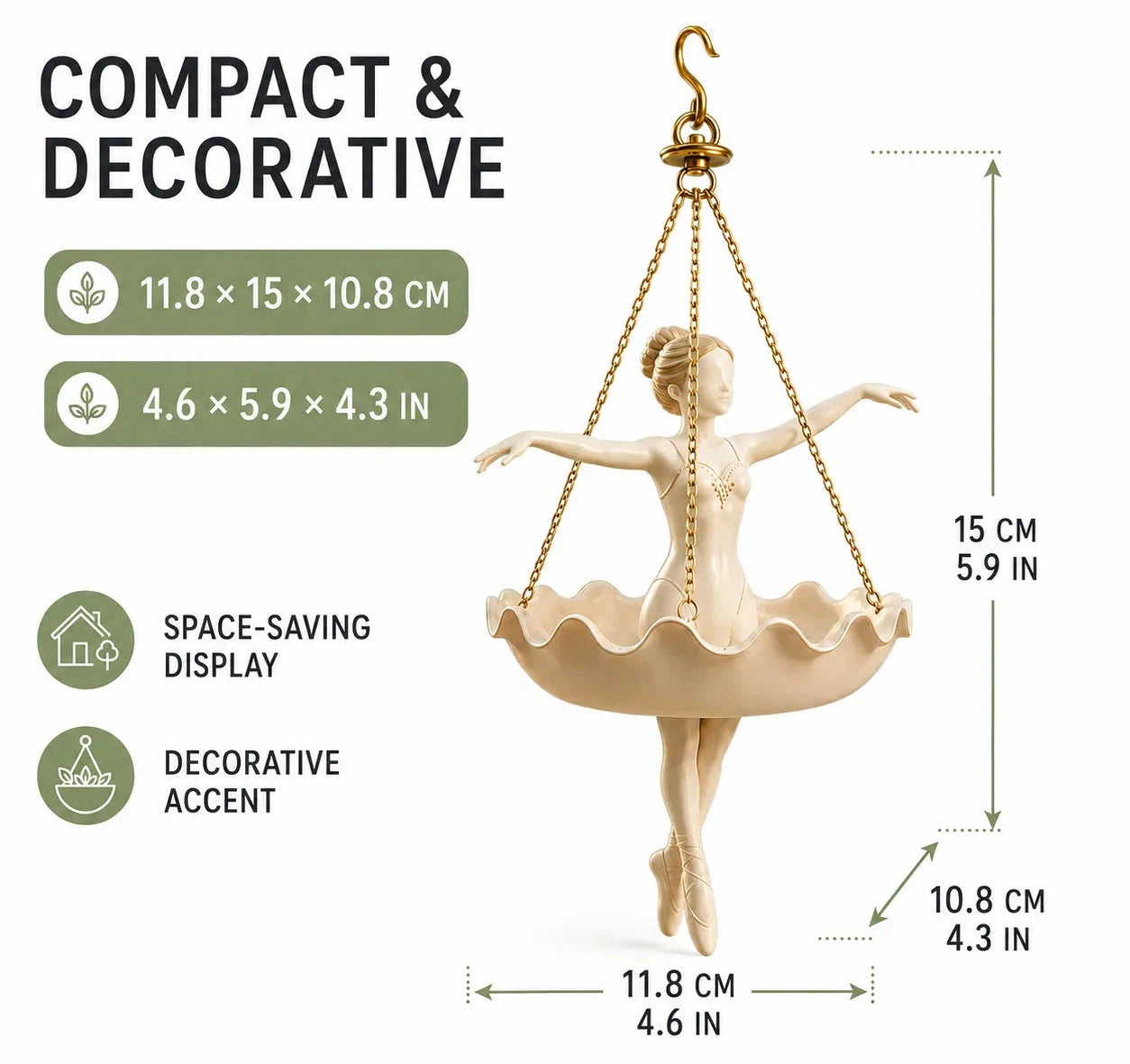 Ballet Dancer Planter – Romance &Elegance for Your Garden 🩰🌸