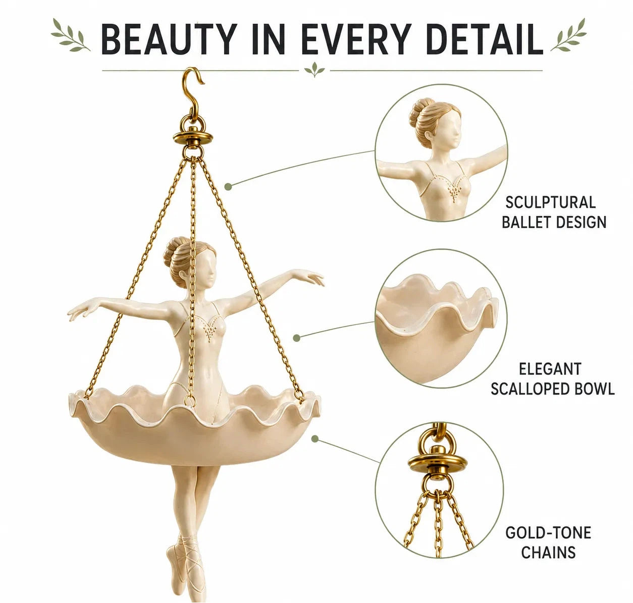 Ballet Dancer Planter – Romance &Elegance for Your Garden 🩰🌸