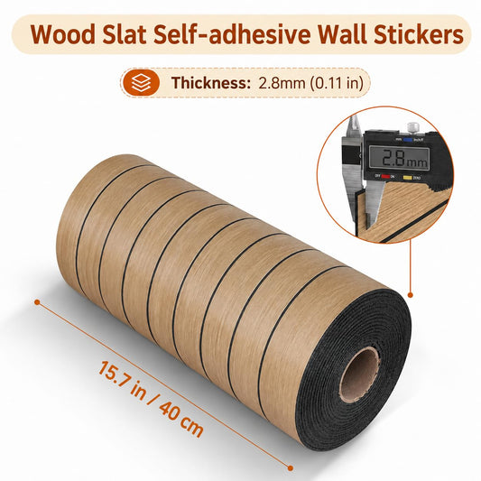 Peel & Stick 3D Wood Grain Wall Panels 🏠🌳