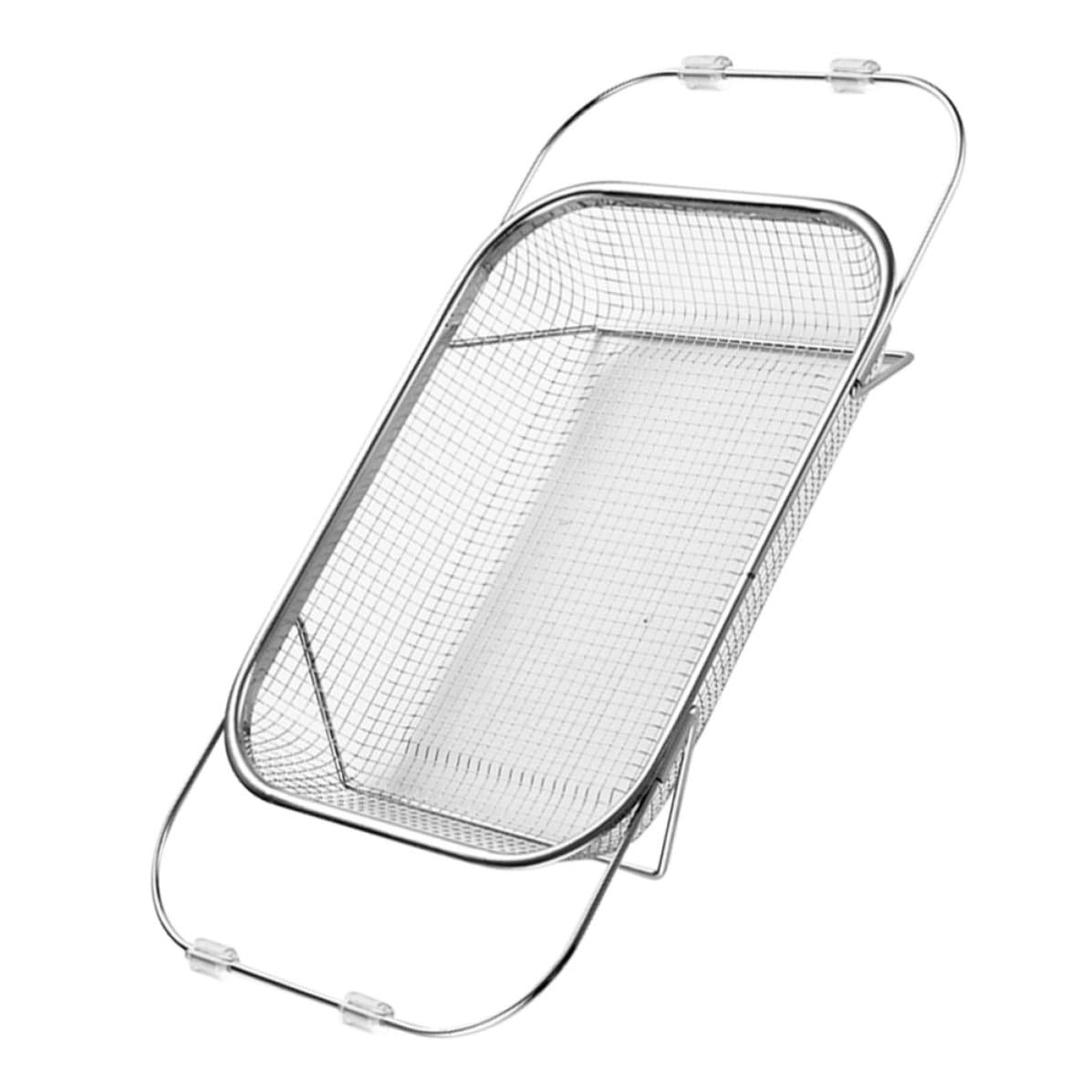 Stainless Steel Expandable Over-The-Sink Colander  🍝🥦🧼