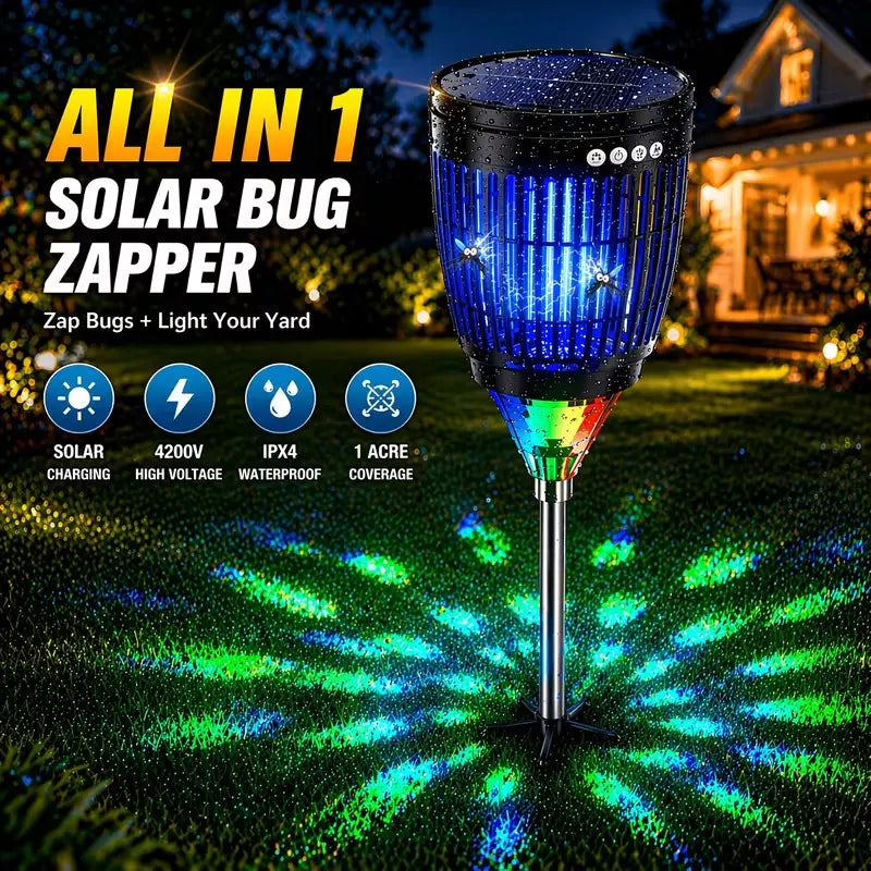 Solar Bug Zapper 🦟🔋🌙