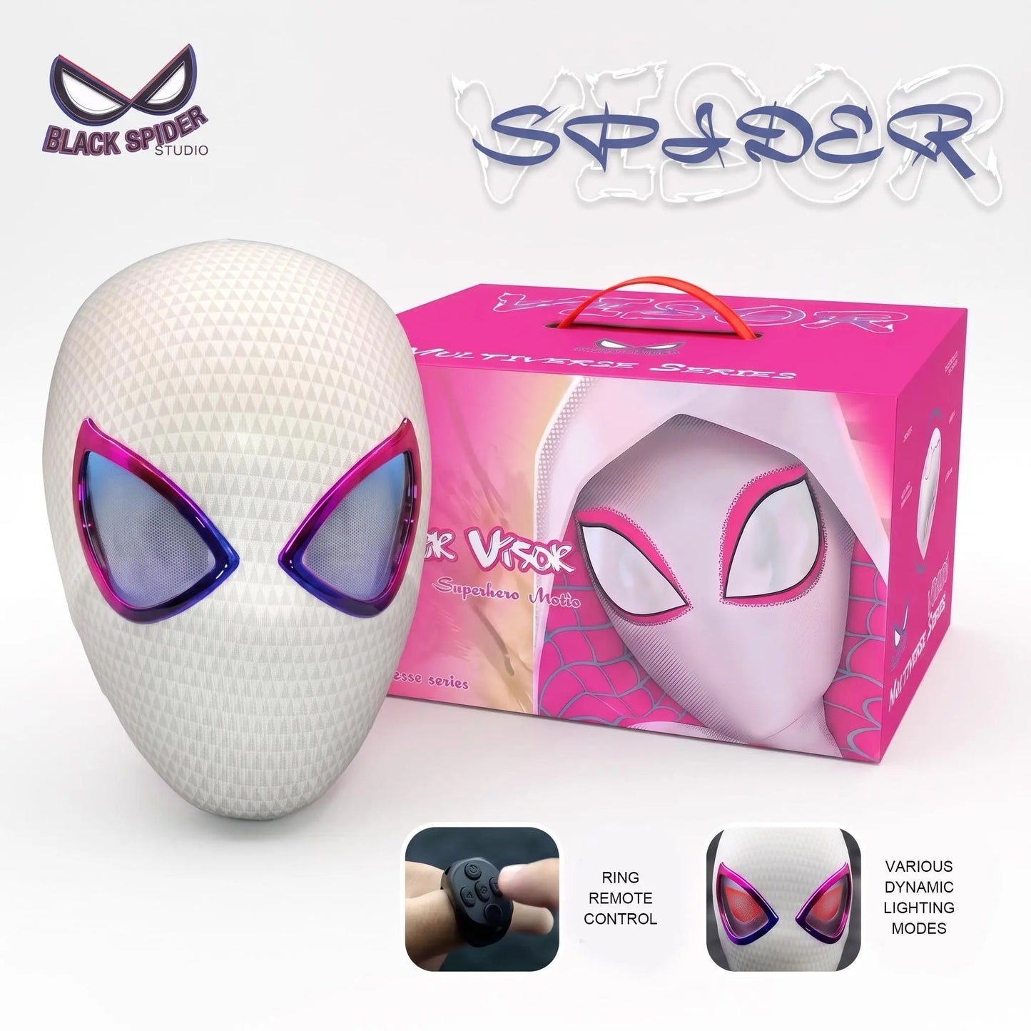Officially Licensed Marvel Spider-Man LED Mask🕷️🎭✨