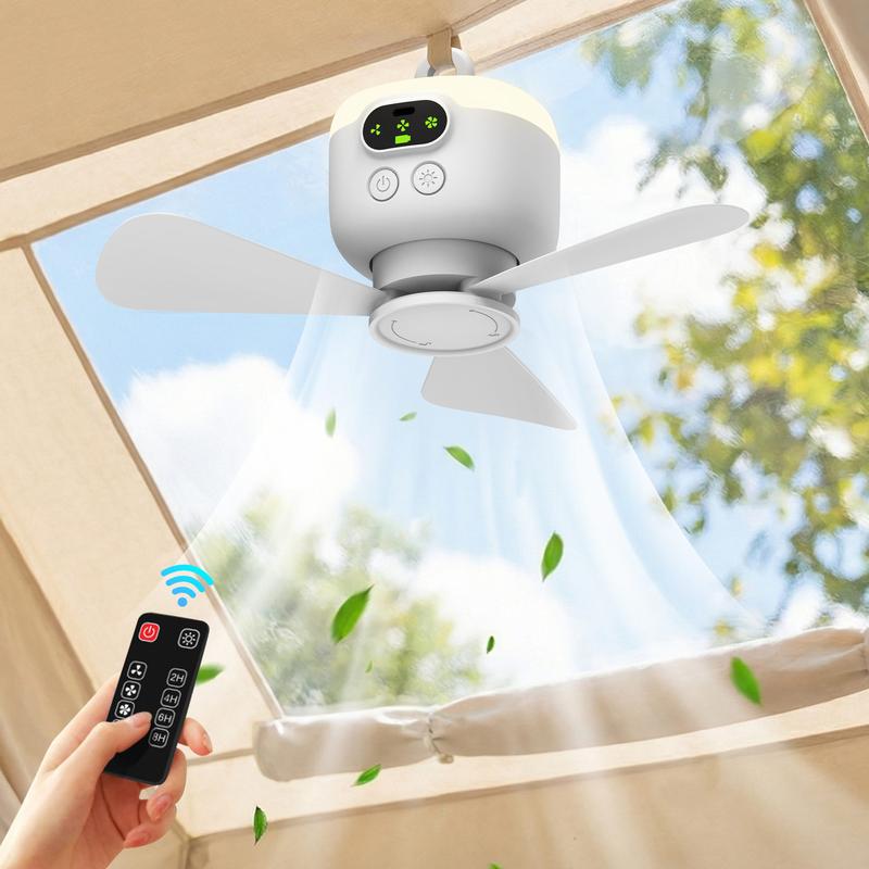 ⏰ Limited-time offer: 50% OFF a rechargeable ceiling fan with LED lights! 🌬️✨