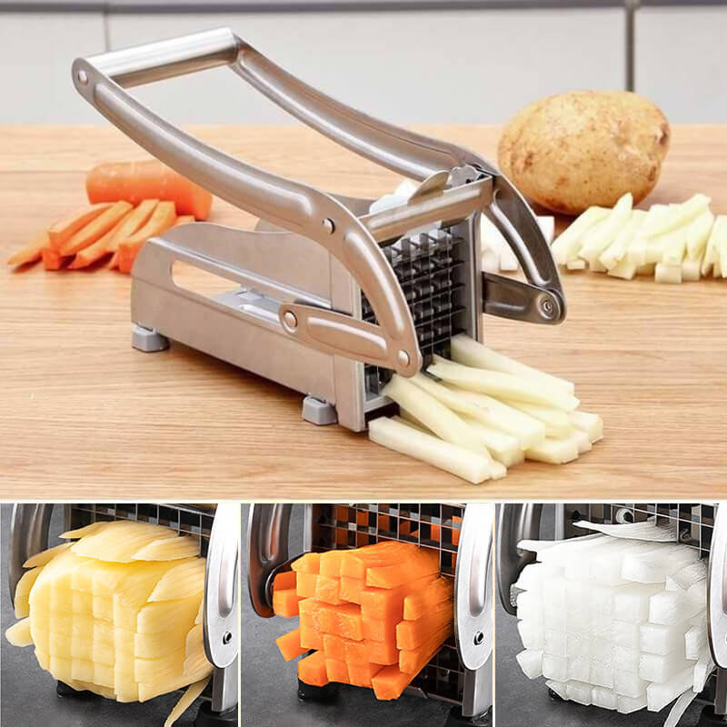 🛍️ 50% Off – Versatile Vegetable Cutter – for Potatoes, Cucumbers & More – Even Sticks, Easy & Safe to Use 🍟