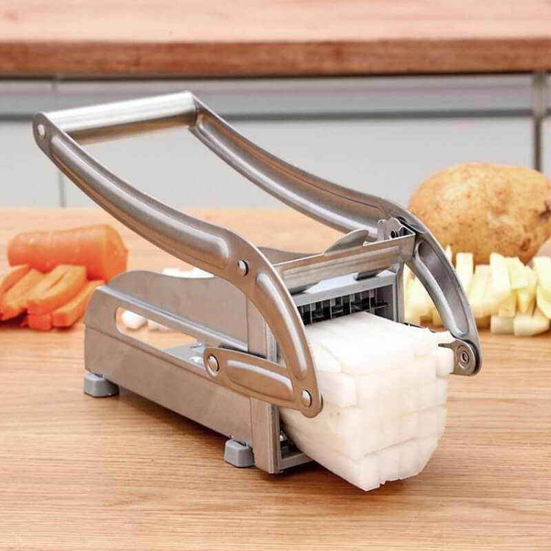 🛍️ 50% Off – Versatile Vegetable Cutter – for Potatoes, Cucumbers & More – Even Sticks, Easy & Safe to Use 🍟