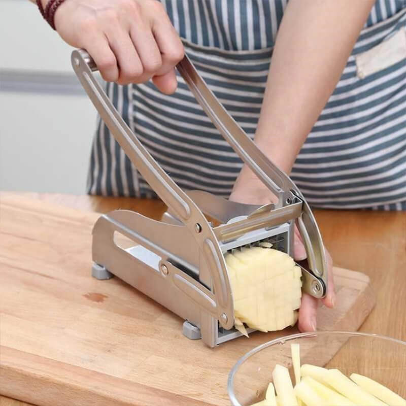 🛍️ 50% Off – Versatile Vegetable Cutter – for Potatoes, Cucumbers & More – Even Sticks, Easy & Safe to Use 🍟