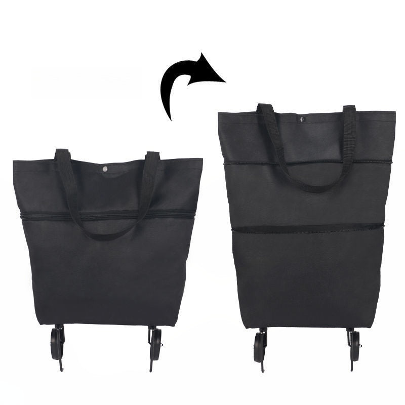 📢📢50% OFF !! ⏰2-in-1 Foldable Shopping Cart