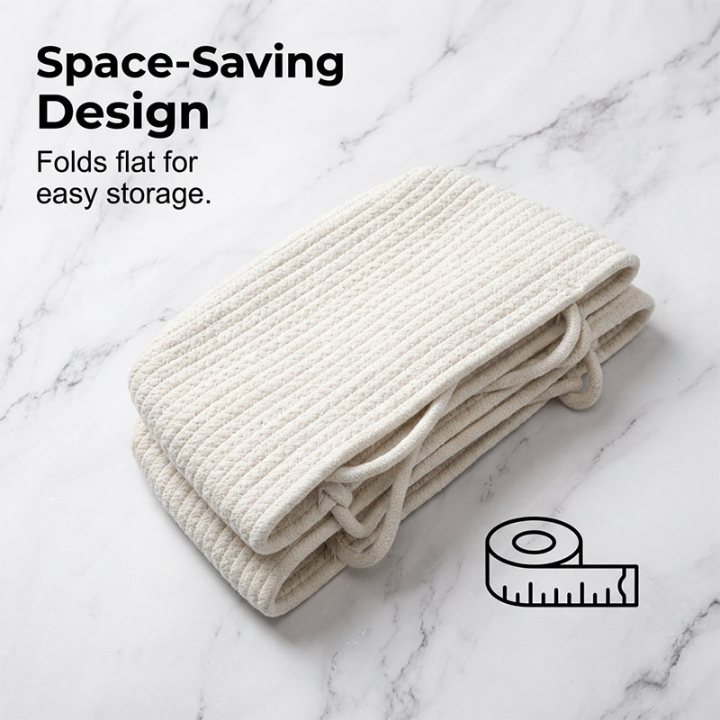 🧺 Wall-Hanging Storage Organizer – 3-Tier, Boho Style, Space-Saving 🏡