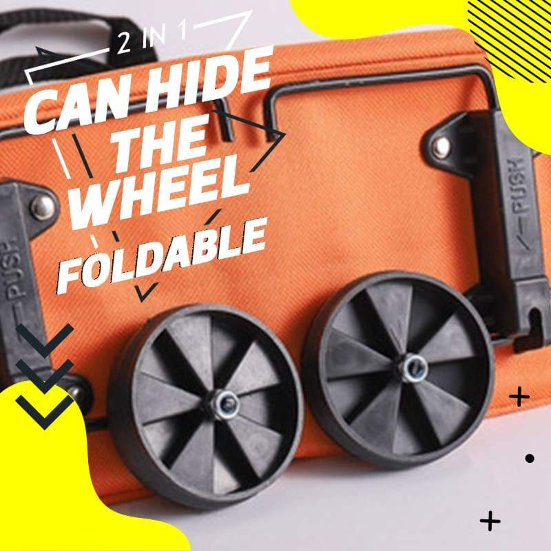 📢📢50% OFF !! ⏰2-in-1 Foldable Shopping Cart