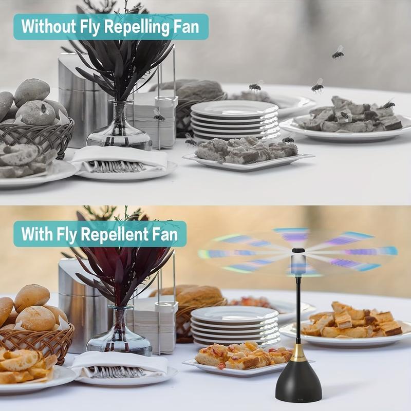 📢📢50% OFF !! ⏰Smart Fly Repellent Fan – USB/battery powered, silent, portable – bug-free zone anywhere. 🏡✅