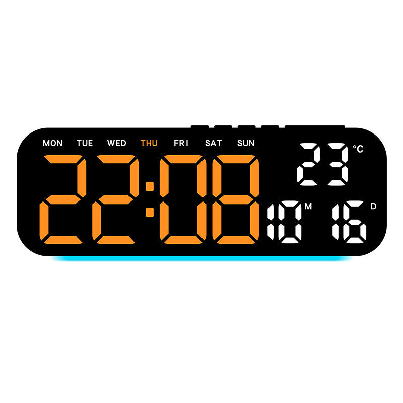🎉 2026 Sale — Over 45,000 Sold! ⏰ LED Display Digital Alarm Clock with Date Temp Weekday – Large Digits & Ambient Light 🌈