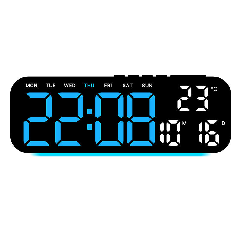 🎉 2026 Sale — Over 45,000 Sold! ⏰ LED Display Digital Alarm Clock with Date Temp Weekday – Large Digits & Ambient Light 🌈