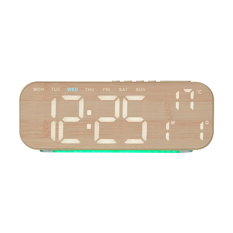 🎉 2026 Sale — Over 45,000 Sold! ⏰ LED Display Digital Alarm Clock with Date Temp Weekday – Large Digits & Ambient Light 🌈