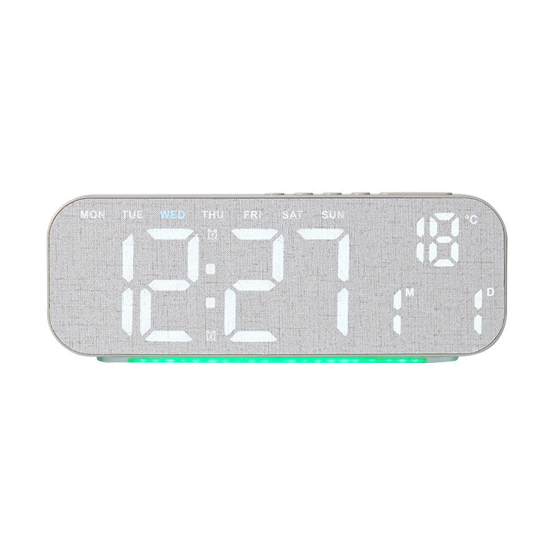 🎉 2026 Sale — Over 45,000 Sold! ⏰ LED Display Digital Alarm Clock with Date Temp Weekday – Large Digits & Ambient Light 🌈